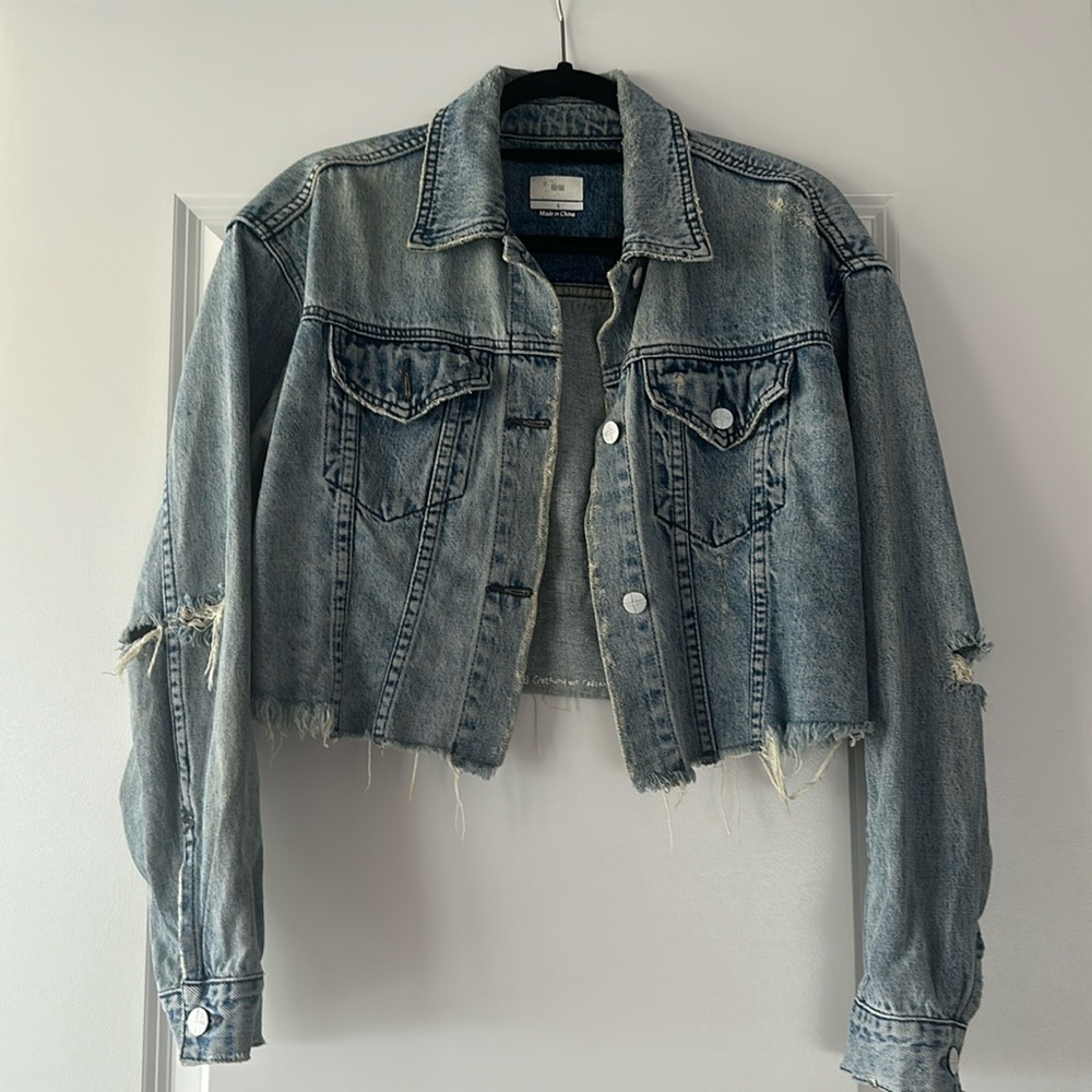 Ksubi cropped denim jacket